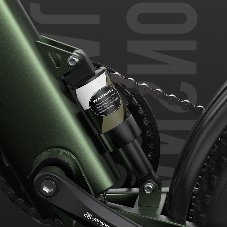 JANSNO X90 16" Offroad-Elektrofahrrad 750W Doppelmotor 48V 14Ah Batterie