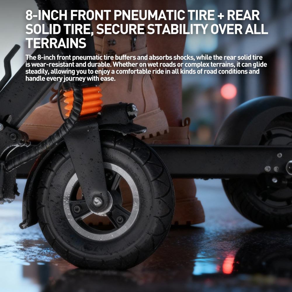 JOYOR F5 8" Offroad-Elektroroller 500W Motor 48V 10.4Ah Batterie