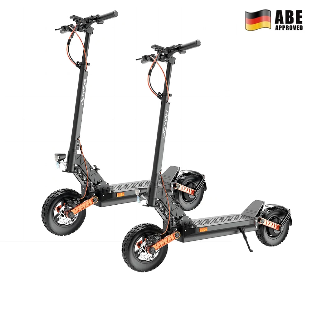 Patinete eléctrico todoterreno JOYOR S5 con combinación de 500 W (ABE) homologada para circular en carretera