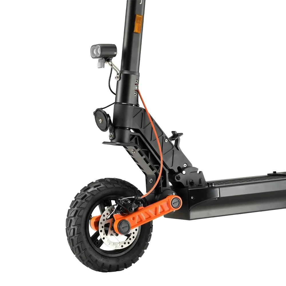 Ciclomotor eléctrico todoterreno JOYOR S8E de 10 pulgadas con asiento, motor NFC de 800 W, batería de 48 V y 26 Ah (certificado CEE)