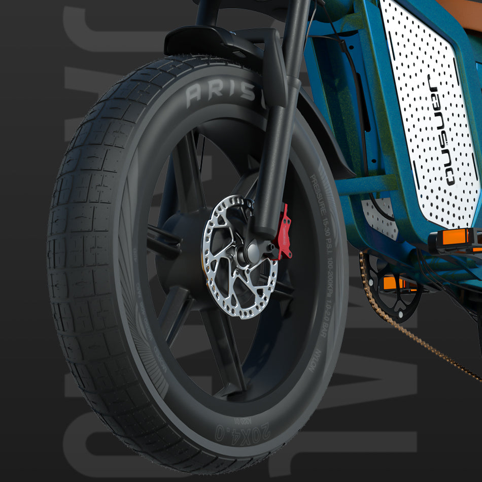 JANSNO X60 20" Fat Tires Elektrofahrräder 750W*2 Doppelmotor 48V 23Ah Batterie