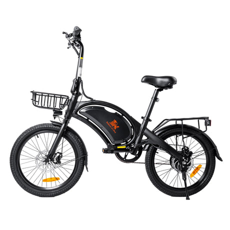Bicicleta eléctrica de carga KUKIRIN V1 Pro de 20 pulgadas, motor de 350 W, batería de 48 V y 7,5 Ah