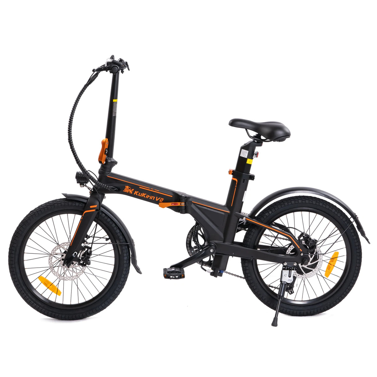 Bicicleta eléctrica urbana plegable KUKIRIN V2 de 20 pulgadas, motor de 250 W, batería de 36 V y 7,5 Ah