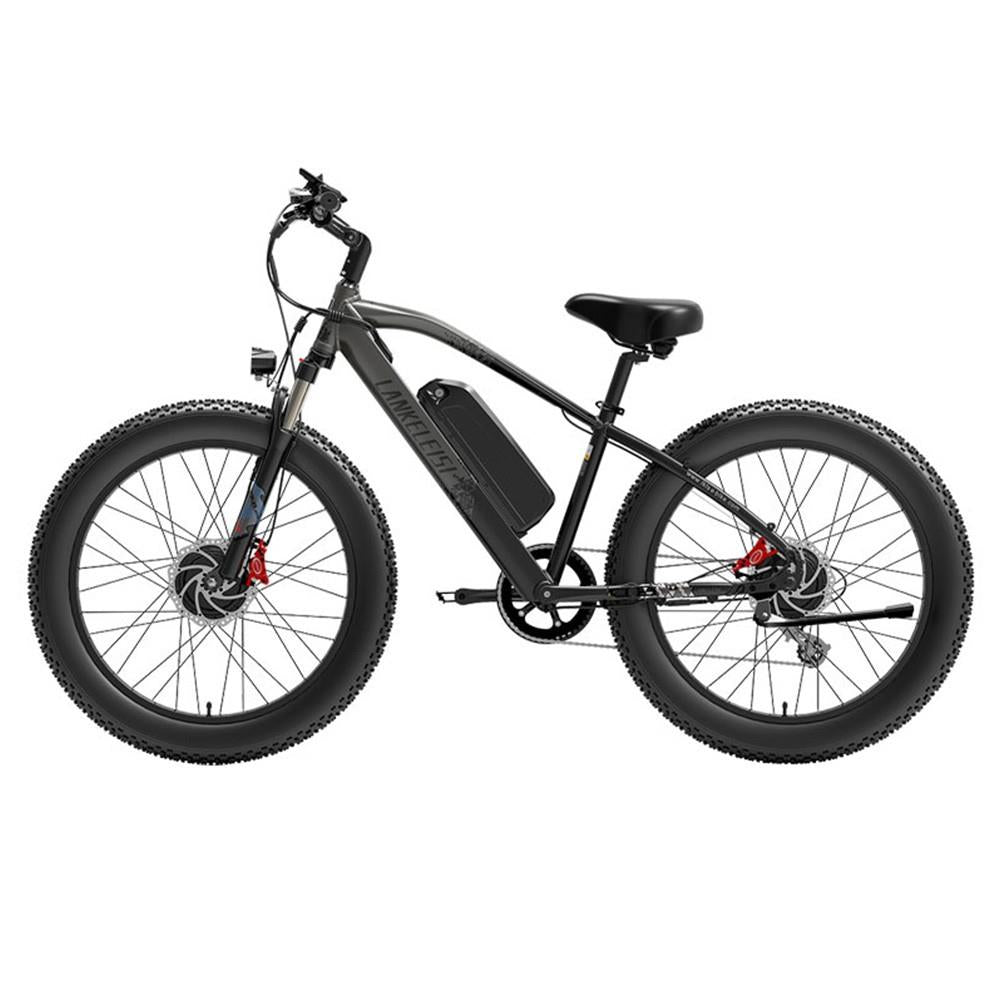 LANKELEISI MG740 PLUS 26" Fat Tire Off-Road Elektrofahrrad 1000W*2 Doppel Motor 48V 20Ah Batterie