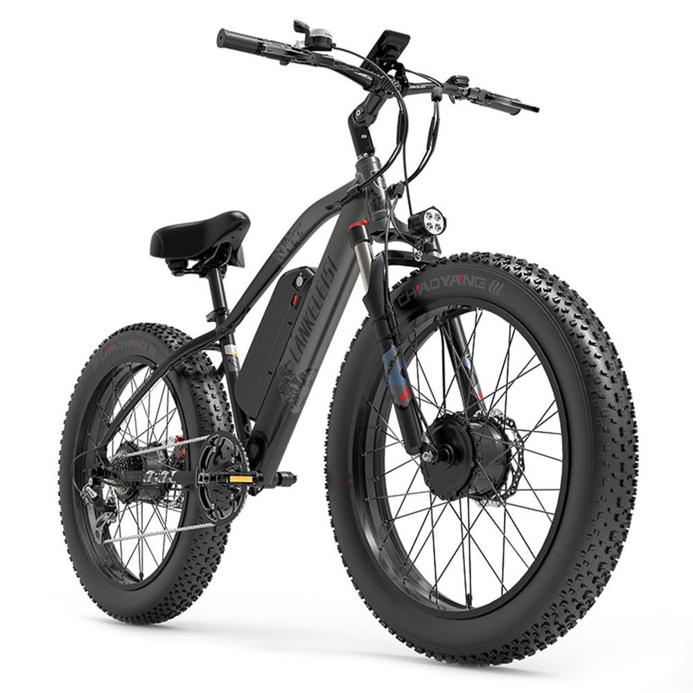 LANKELEISI MG740 PLUS 26" Fat Tire Off-Road Elektrofahrrad 1000W*2 Doppel Motor 48V 20Ah Batterie