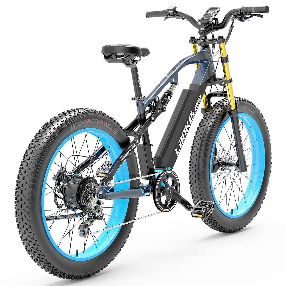 Lankeleisi RV700 26" Fat Tire Mountain Sähköpyörä 1000W Moottori 48V 16Ah Akku