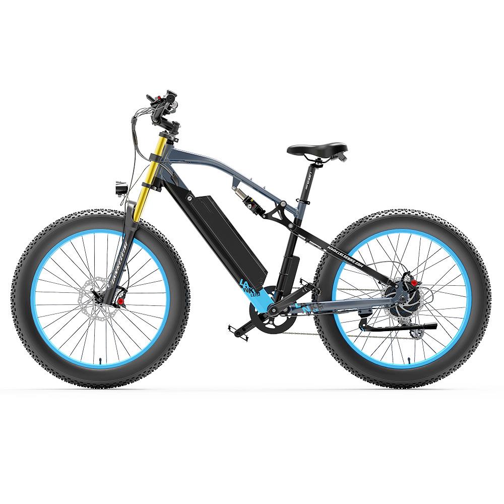 Lankeleisi RV700 26" Fat Tire Mountain Sähköpyörä 1000W Moottori 48V 16Ah Akku