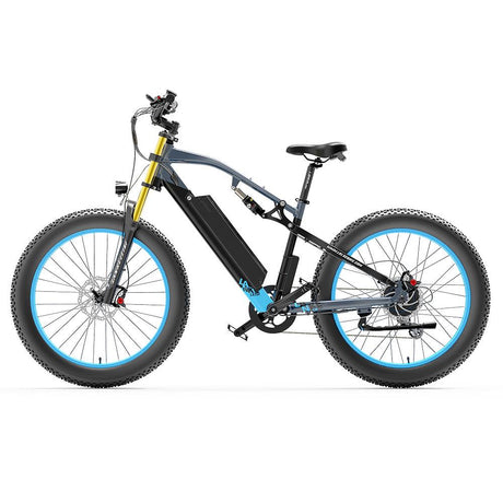 LANKELEISI RV700 26" Fat Tire Mountain Elektrofahrrad 1000W Motor 48V 16Ah Batterie