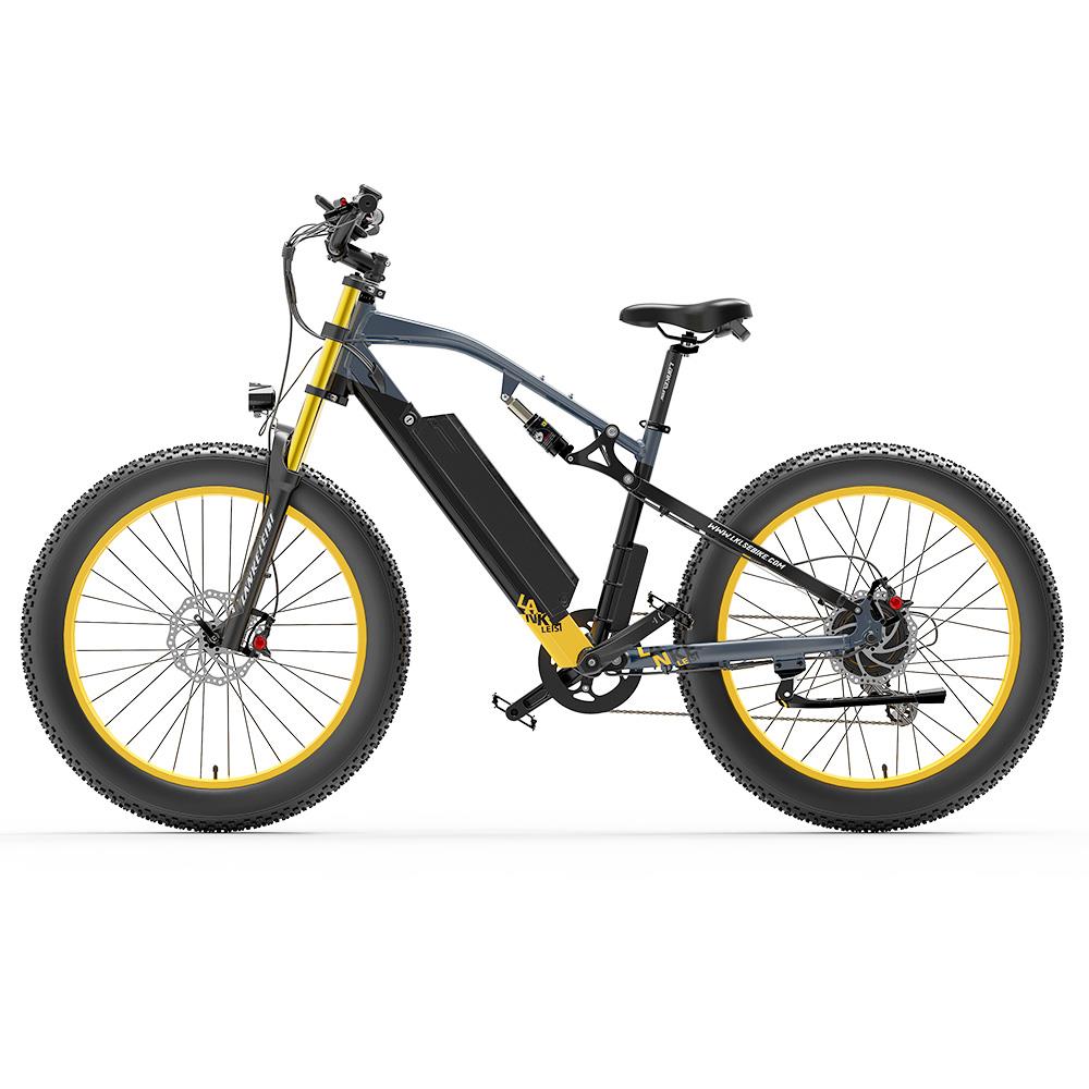 Lankeleisi RV700 26" Fat Tire Mountain Sähköpyörä 1000W Moottori 48V 16Ah Akku