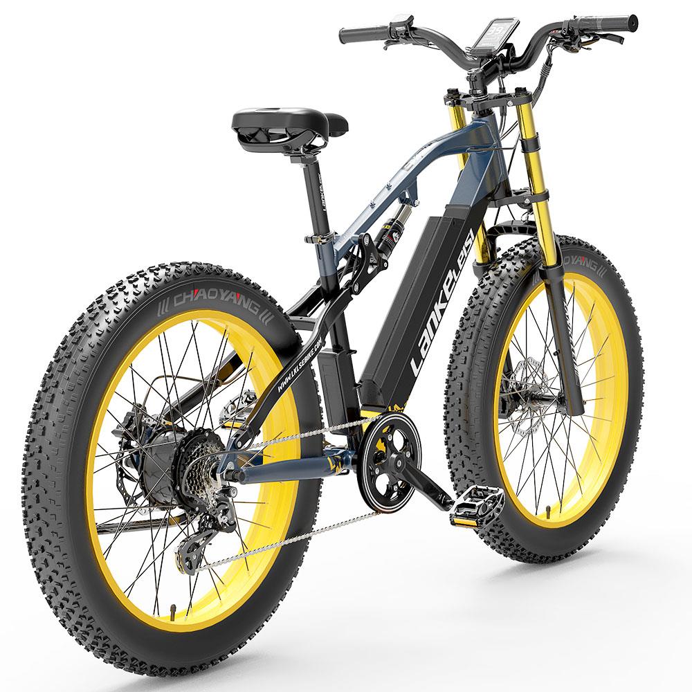Lankeleisi RV700 26" Fat Tire Mountain Sähköpyörä 1000W Moottori 48V 16Ah Akku