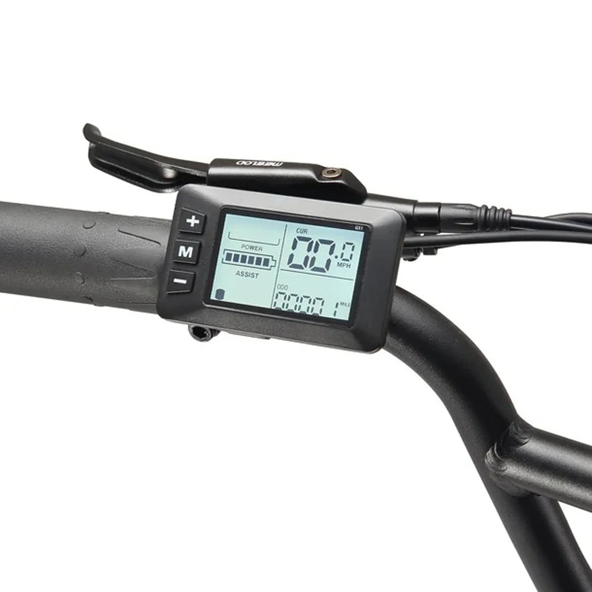 Bicicleta eléctrica retro MEELOD DK300 PLUS de 20 pulgadas con motor de 1200 W y batería de 48 V y 20 Ah