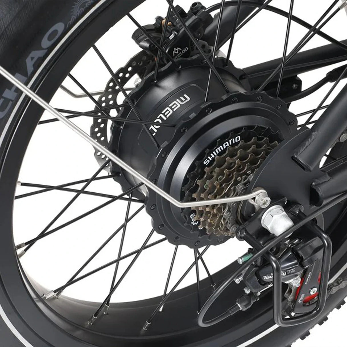 Bicicleta eléctrica retro MEELOD DK300 PLUS de 20 pulgadas con motor de 1200 W y batería de 48 V y 20 Ah