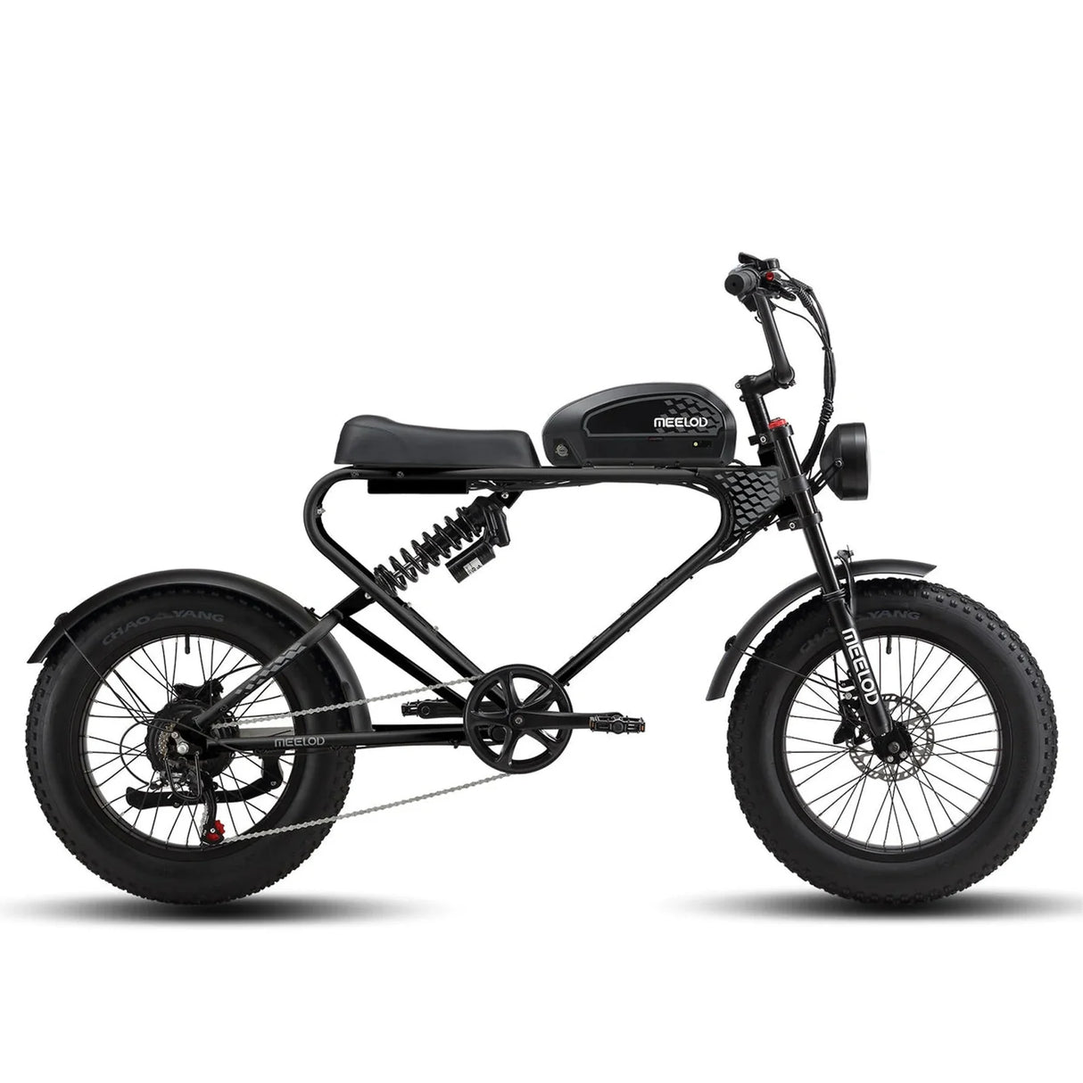 Bicicleta eléctrica retro MEELOD DK300 PLUS de 20 pulgadas con motor de 1200 W y batería de 48 V y 20 Ah