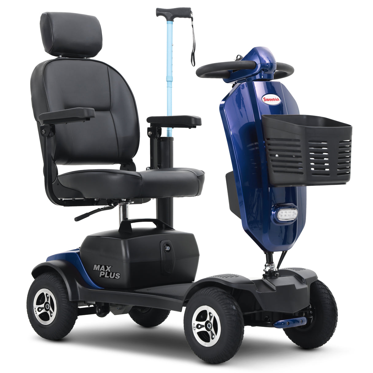 SWEETRICH MAX PLUS 9 Zoll 4 Räder Elektromobil Scooter 300W Motor 24V 20Ah Batterie