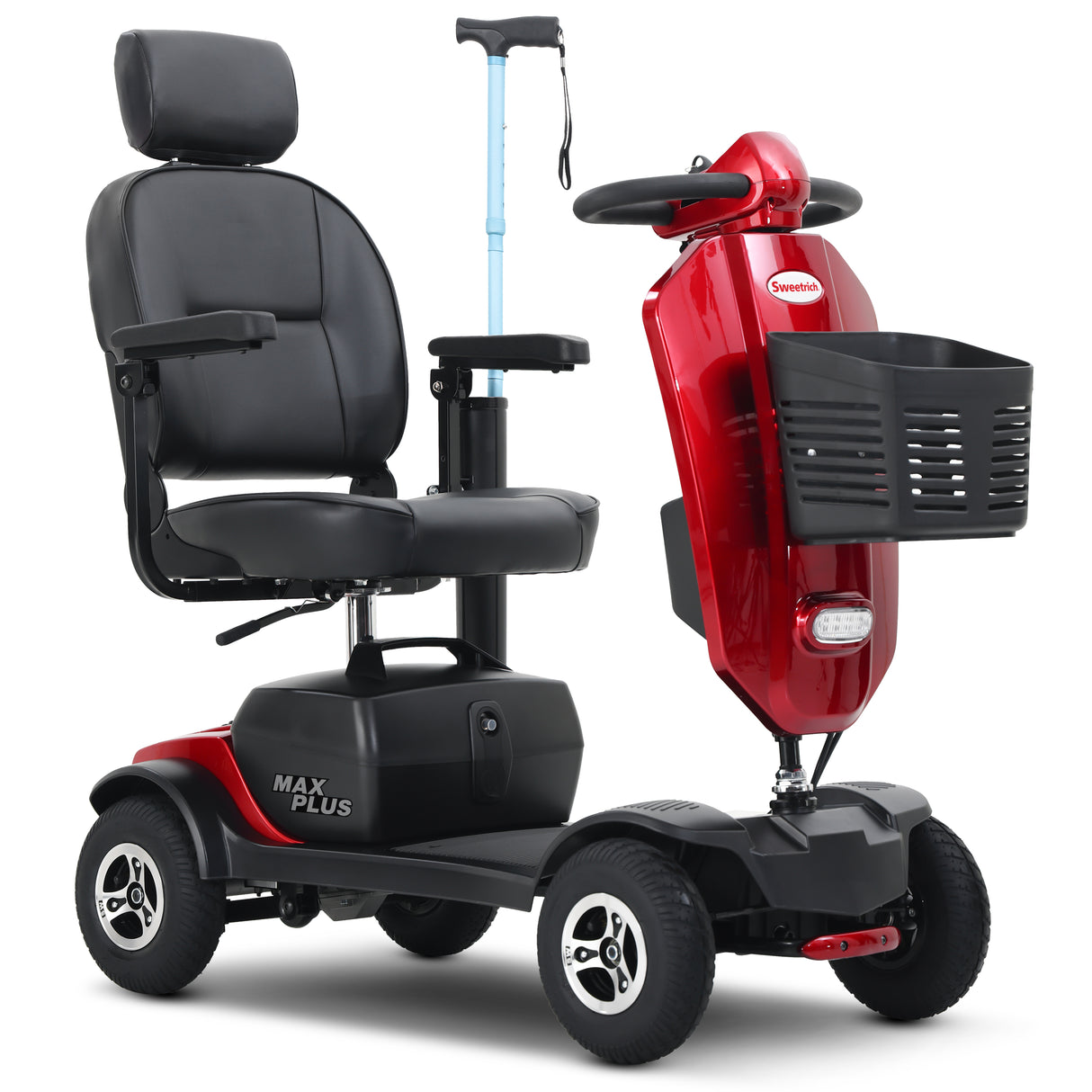 SWEETRICH MAX PLUS 9 Zoll 4 Räder Elektromobil Scooter 300W Motor 24V 20Ah Batterie
