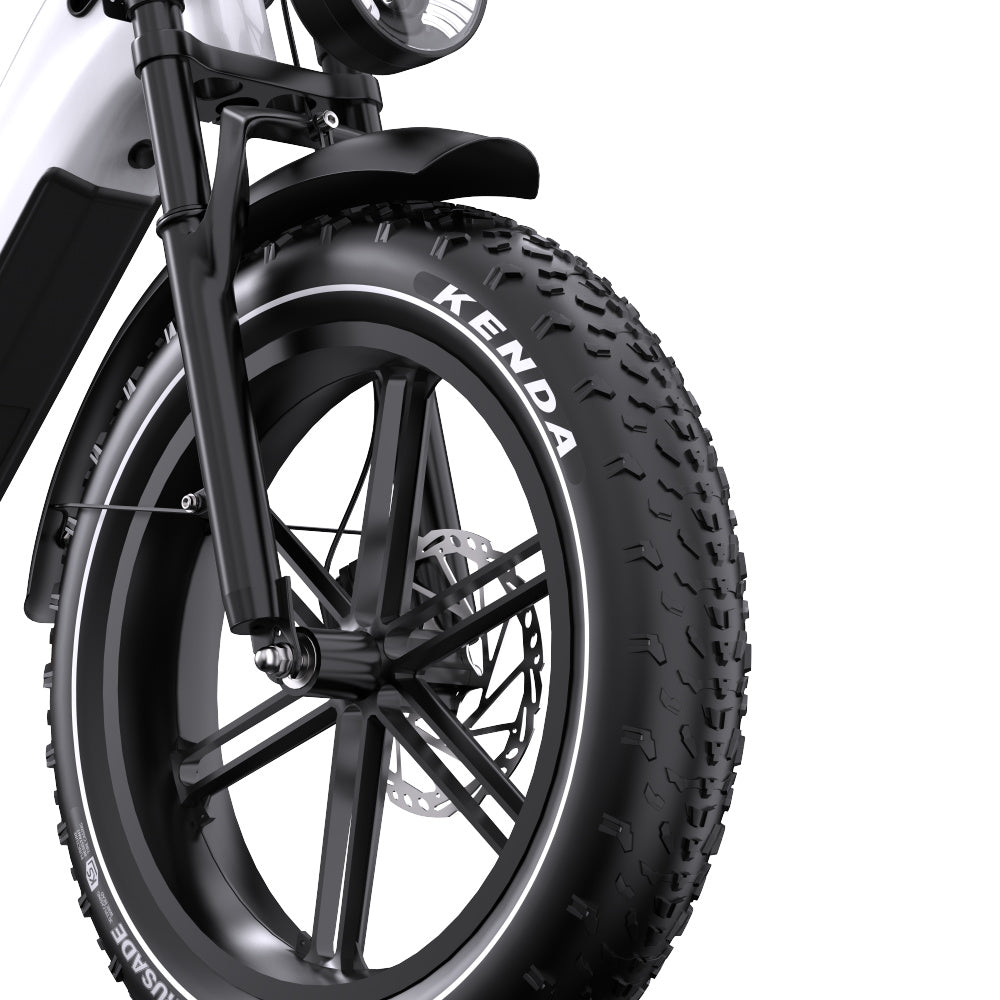ONESPORT OT08 PRO 20“ Vollgefedertes Fat Tire Elektrofahrrad 500W Motor 48V 18Ah*2 Dual Batterie