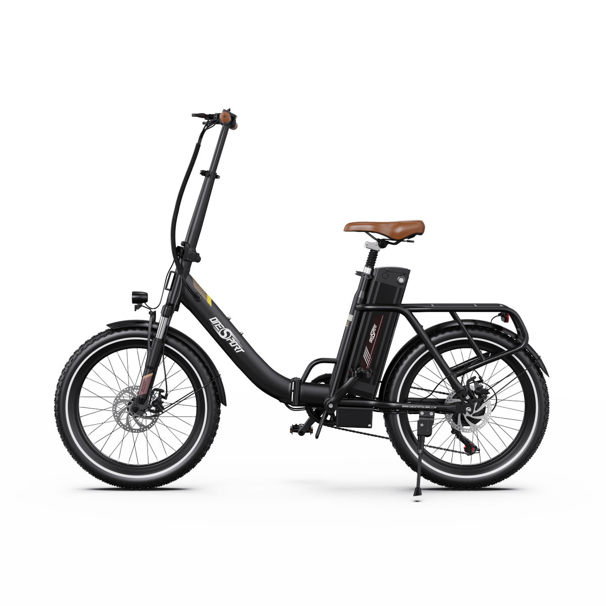 Onesport E-Bike für Erwachsene mit Fat Tire, Faltbar, 250W, Federung, 48V, Damen Onesport E-Bike für Erwachsene mit Fat Tire, Faltbar, 250W, Federung, 48V, Damen