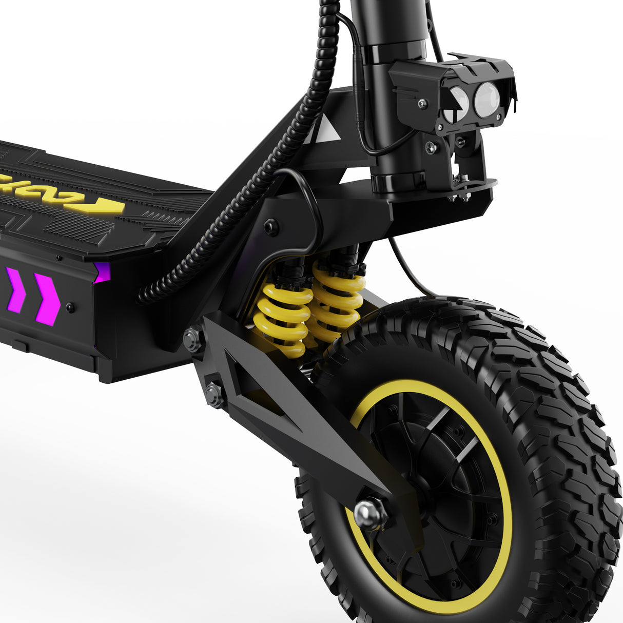 OOTD T10 Pro 11“ Offroad Elektroroller 2600W Motor 52V 23.4Ah Batterie