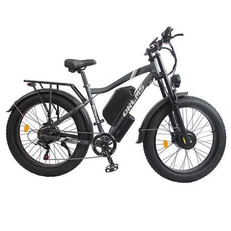 ORLMS MX500 26" Fat Tire Mountain Elektrofahrrad 2000W Doppelmotor 52V 25Ah Batterie