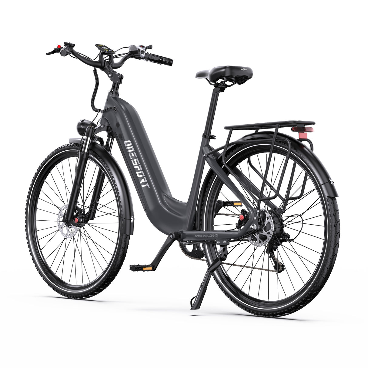 ONESPORT OT05 Pro 27.5" City-Elektrofahrrad 250W Motor 36V 22,5Ah Batterie App-Unterstützung