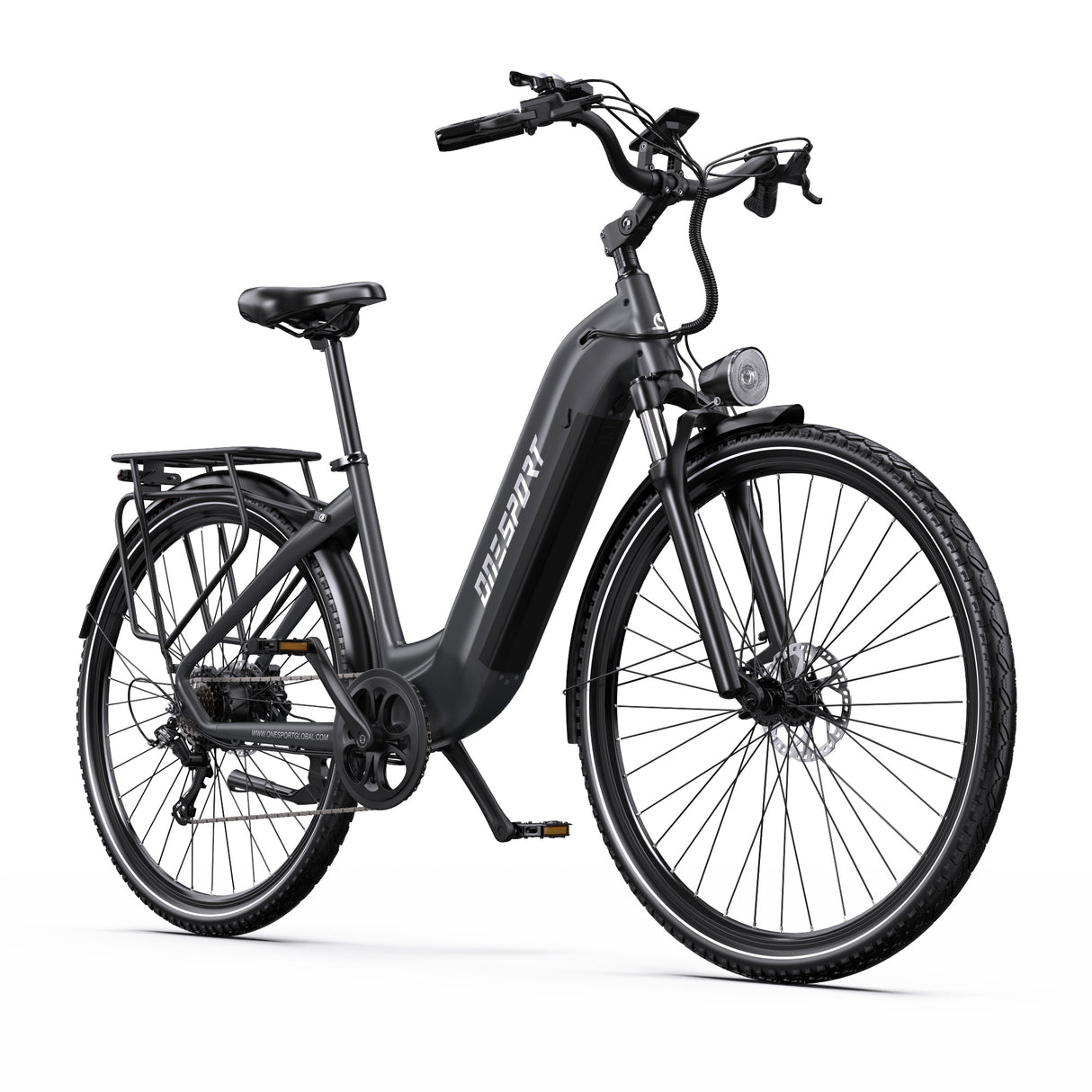 ONESPORT OT05 Pro 27.5" City-Elektrofahrrad 250W Motor 36V 22,5Ah Batterie App-Unterstützung
