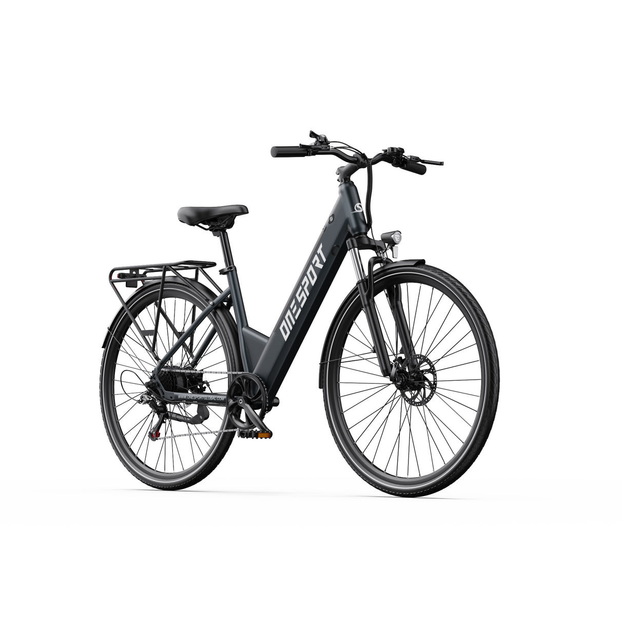 ONESPORT OT12 27.5" Stadt-Elektrofahrrad 250W Motor 36V 13Ah Batterie App-Unterstützung