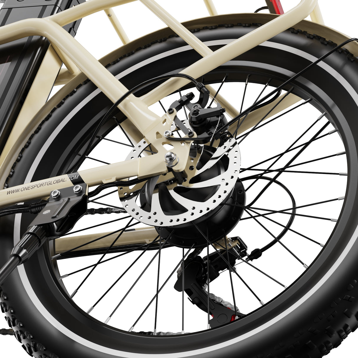 ONESPORT OT16-2 20" Elektrisches Pendler-Klapprad 250W Motor 48V 17Ah Batterie Unterstützung APP