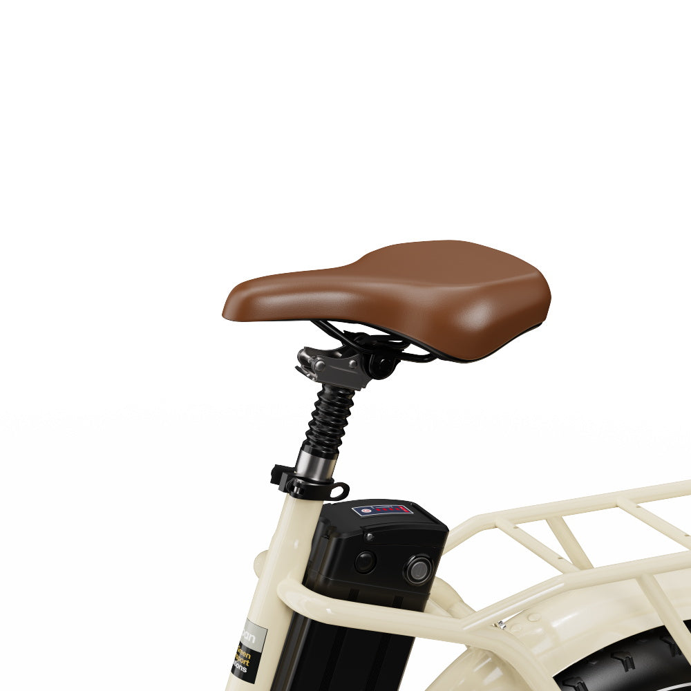 Bicicleta eléctrica plegable ONESPORT OT16-2 de 20 pulgadas para uso diario, motor de 250 W, batería de 48 V y 17 Ah, compatible con aplicación