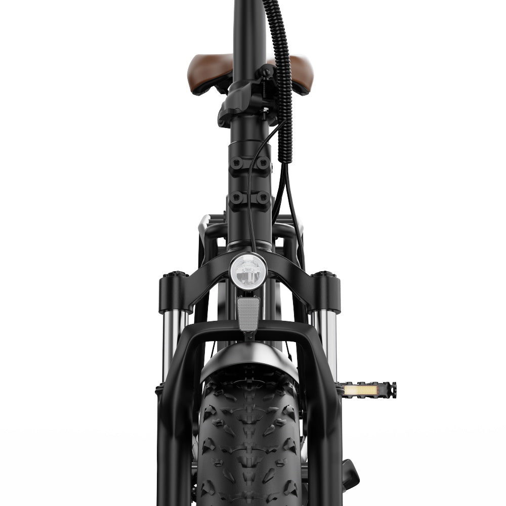 Bicicleta eléctrica plegable ONESPORT OT16-2 de 20 pulgadas para uso diario, motor de 250 W, batería de 48 V y 17 Ah, compatible con aplicación