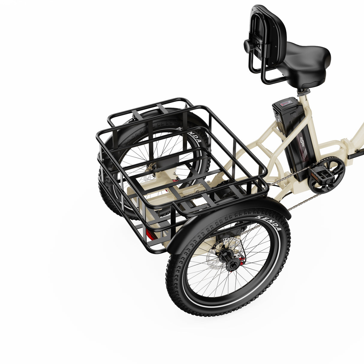 ONESPORT OT30 PRO 20" Klappbares E-Dreirad mit 3 Rädern | 500W Motor, 48V 18Ah Batterie