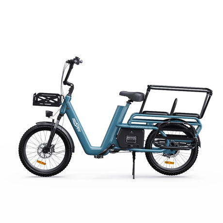 ONESPORT OT01 20" Step-Through Longtail Cargo Elektrofahrrad 650W Motor 48V 27Ah Batterie