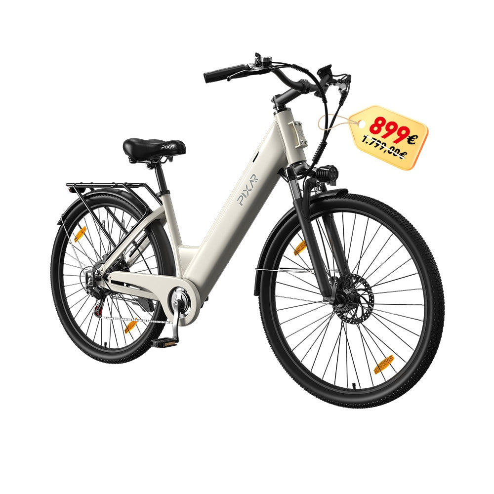 PIXAR C1 28" Fat Tire Elektrofahrrad 250W Motor 36V 13Ah Batterie
