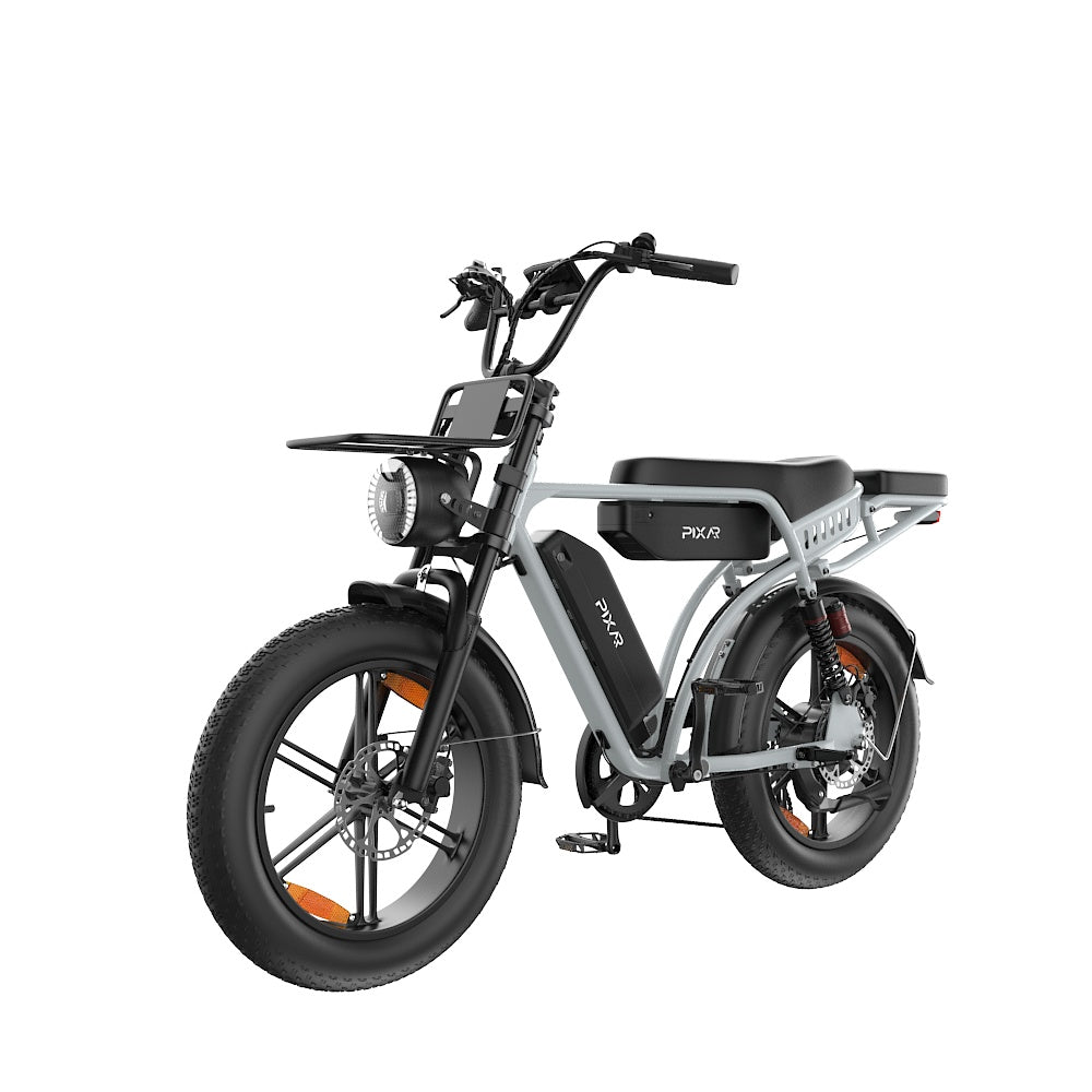 PIXAR M9 20" Fat Tire Elektrofahrrad 250W Motor 48V 35Ah Batterie