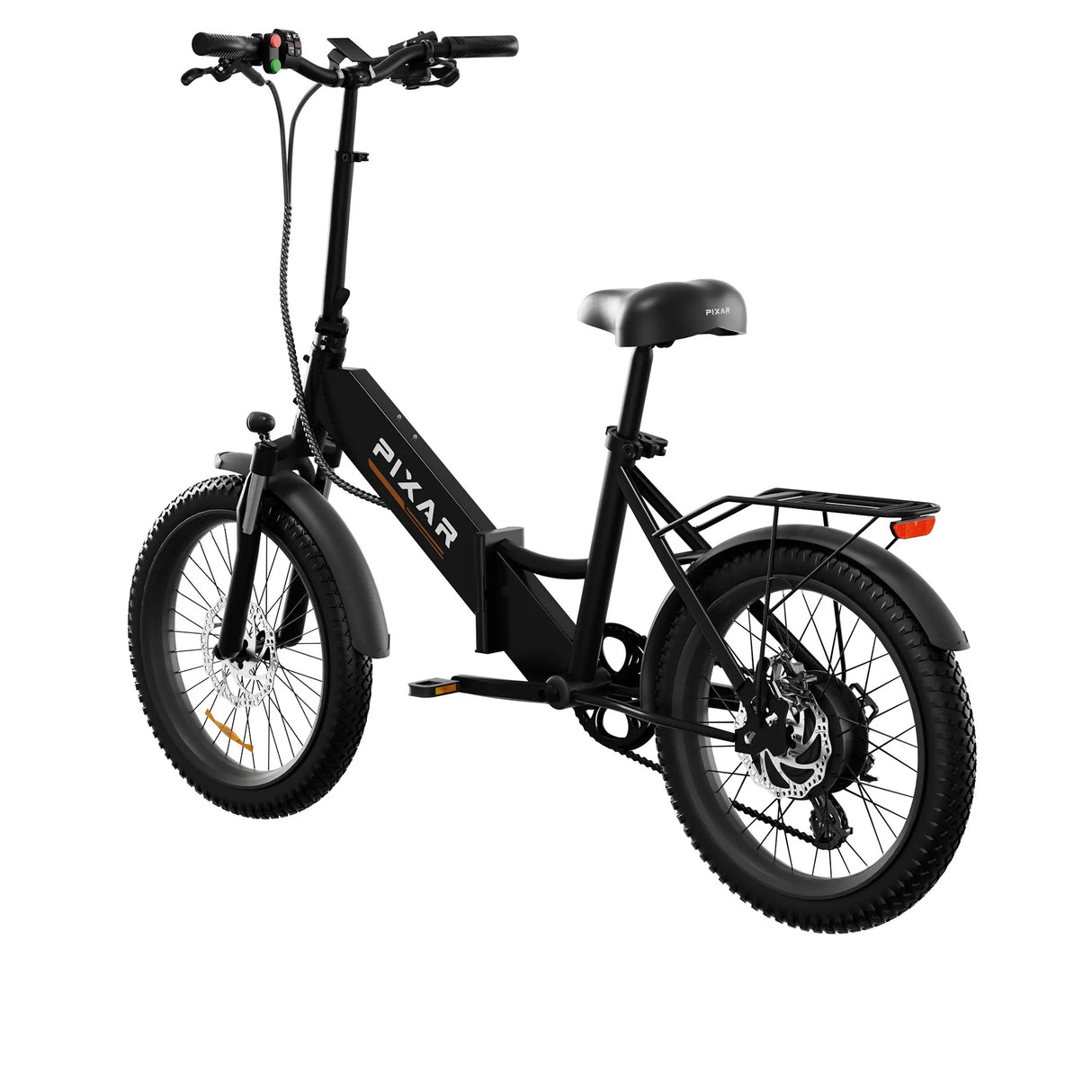 PIXAR Rusher 20" City E-Bike mit 250W Motor und 36V 12.8Ah Batterie