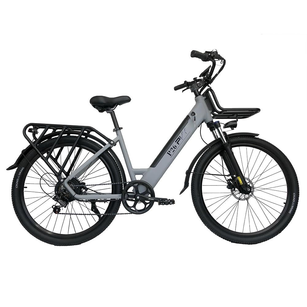 PVY P26 27,5" Elektrisches Pendlerfahrrad mit tiefem Einstieg 750W Motor 48V 11,6Ah Batterie