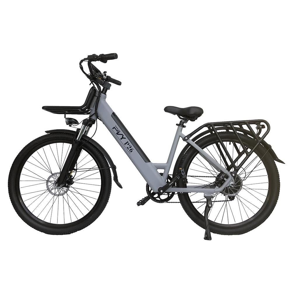 PVY P26 27,5" Elektrisches Pendlerfahrrad mit tiefem Einstieg 750W Motor 48V 11,6Ah Batterie