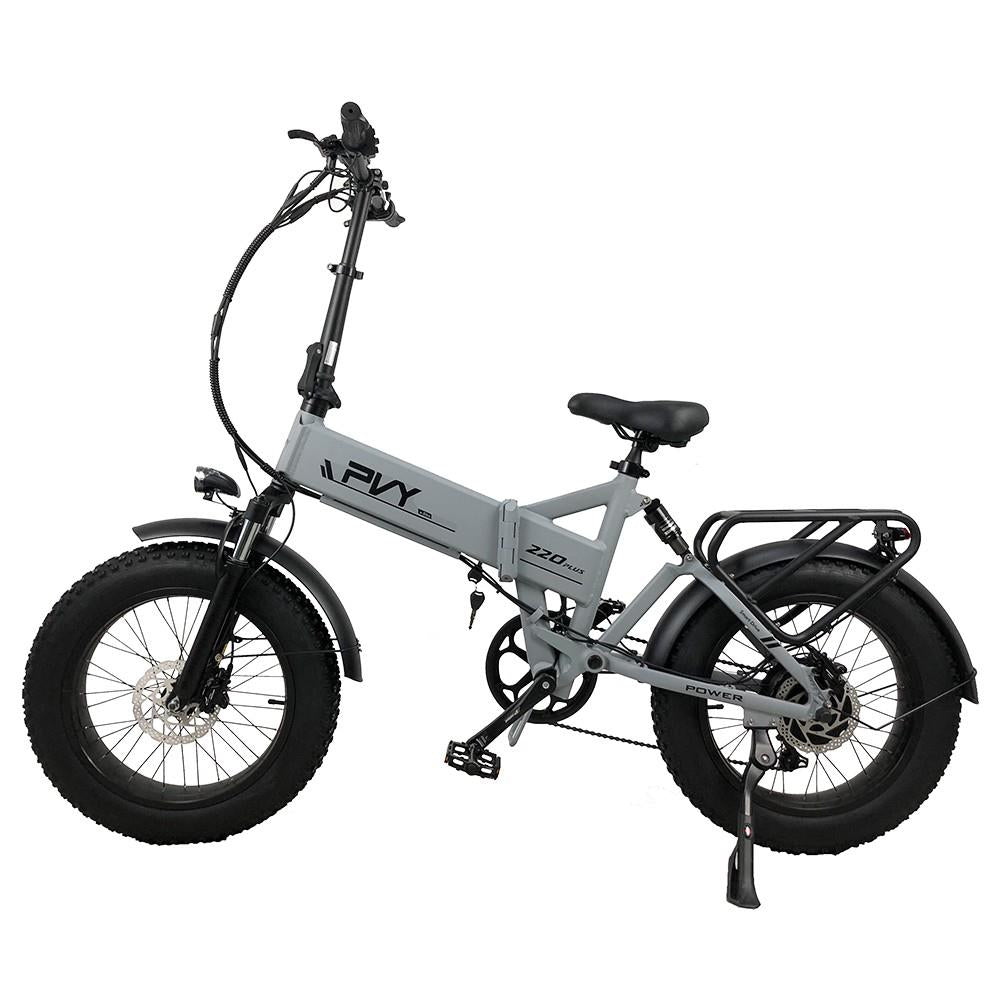 PVY Z20 Plus 20" Fat Tire sähköinen kokoontaittuva pyörä 1000W moottori 48V 16,5Ah akku