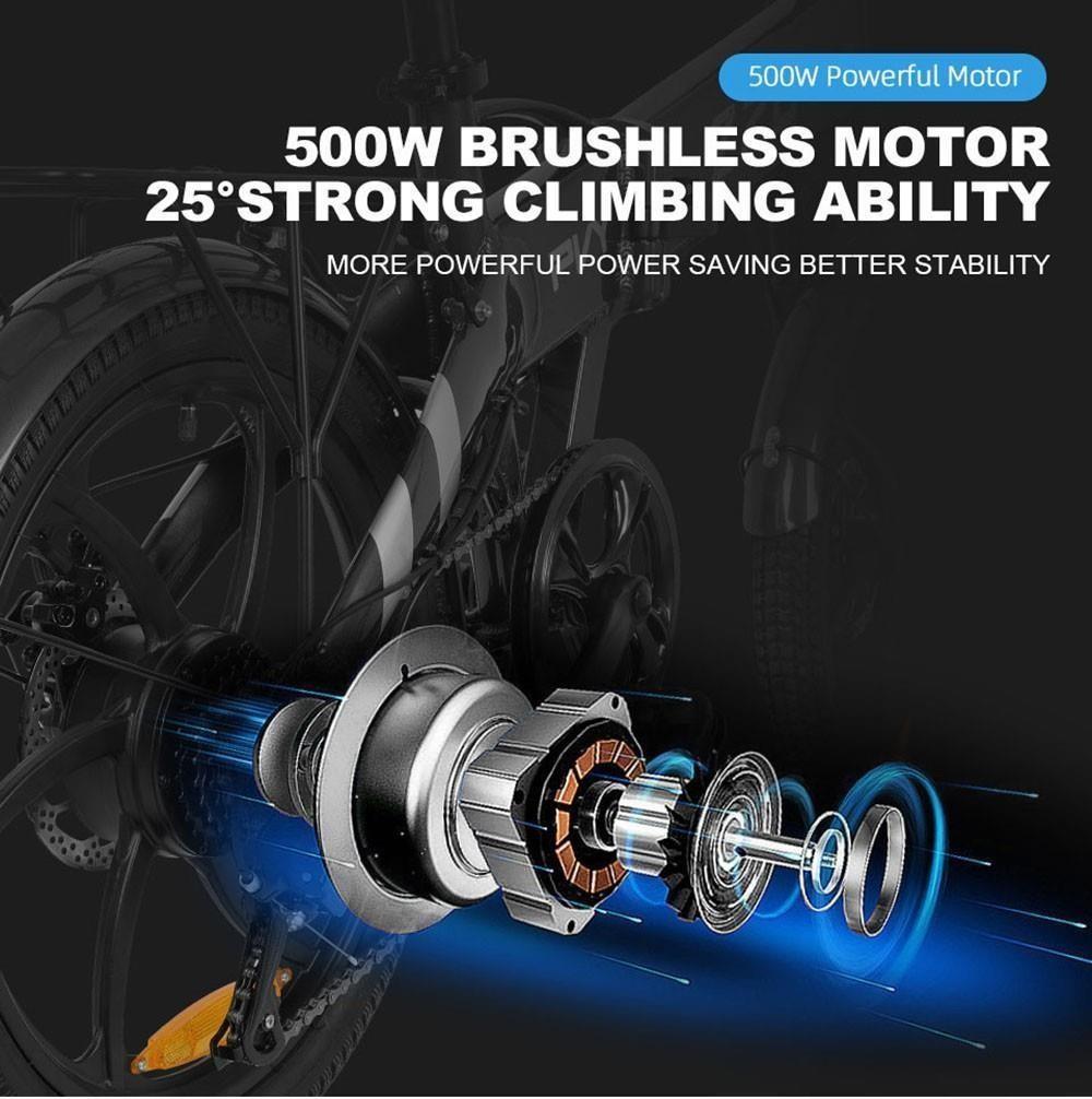 PVY Z20 Pro 20" Elektrisches Pendlerfahrrad 500W Motor 36V 14Ah Batterie