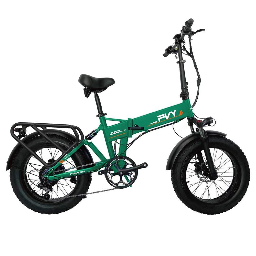 PVY Z20 Plus 20" Fat Tire sähköinen kokoontaittuva pyörä 1000W moottori 48V 16,5Ah akku