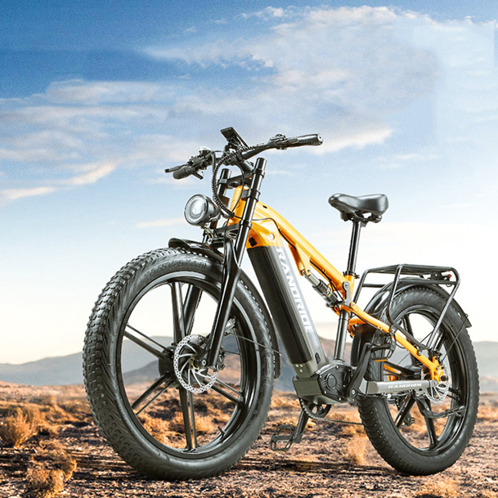 RANDRIDE YX80M-2 26" Mountainbike Elektrofahrrad 1000W*2 Doppelmotoren 48V 20Ah Batterie