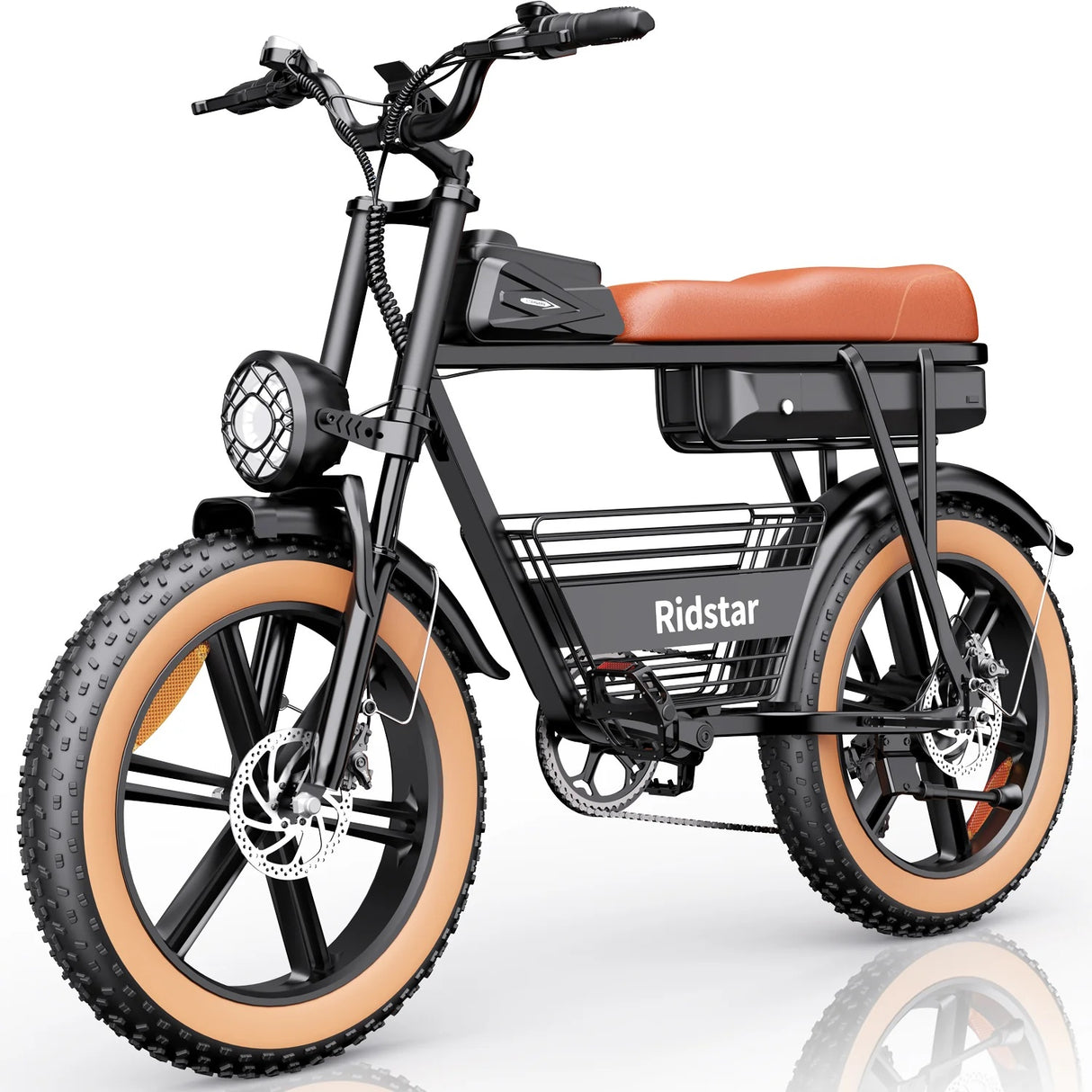 YVY CR20 20" Retro Stil E-Bike für alle Geländearten 1000W Motor 48V 20Ah Batterie