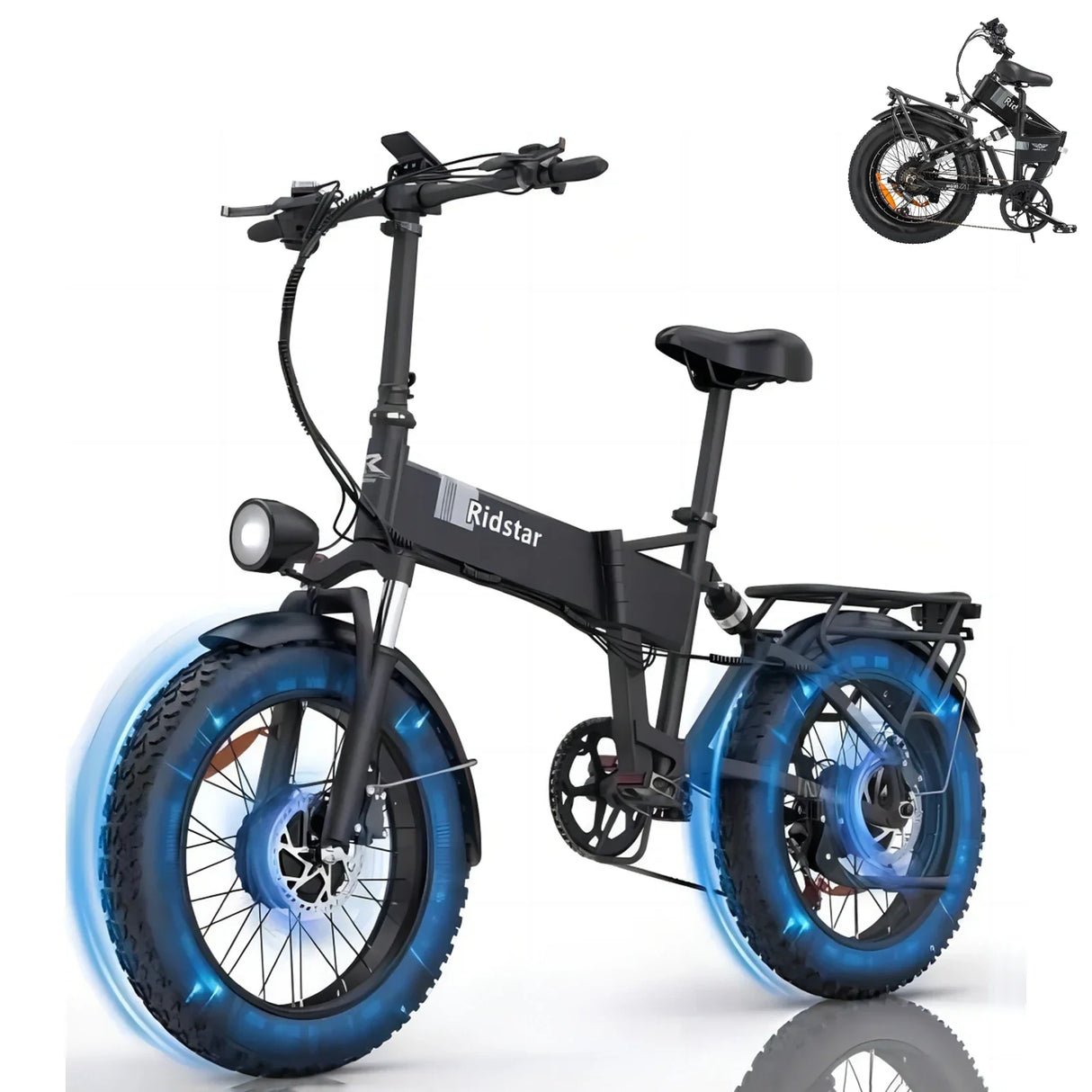 YVY H20 Pro 20" Zusammenklappbares Elektrofahrrad 2000W Motor 48V 23AH Batterie