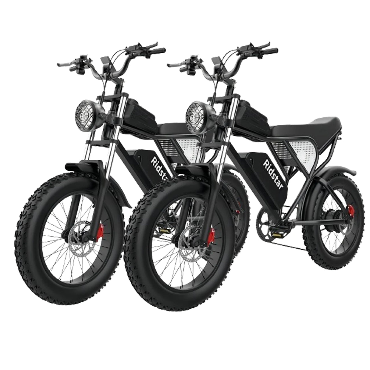 Bicicleta eléctrica combinada RIDSTAR Q20 con neumáticos anchos