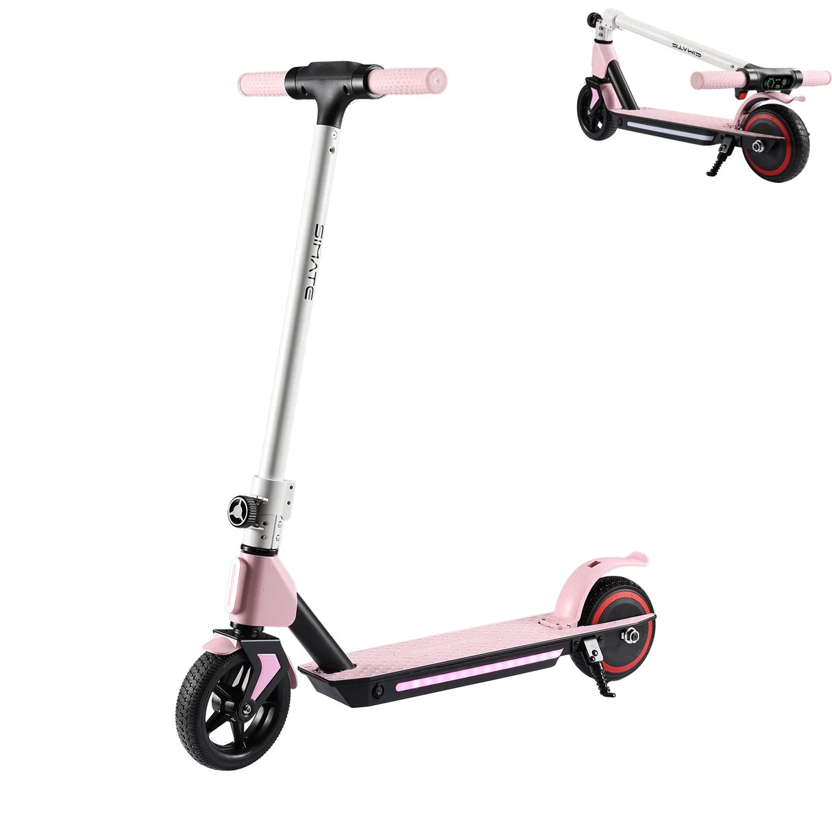 SIMATE S2 6,5" Faltbarer Elektroroller für Kinder 130W Motor 24V 2,5Ah Batterie