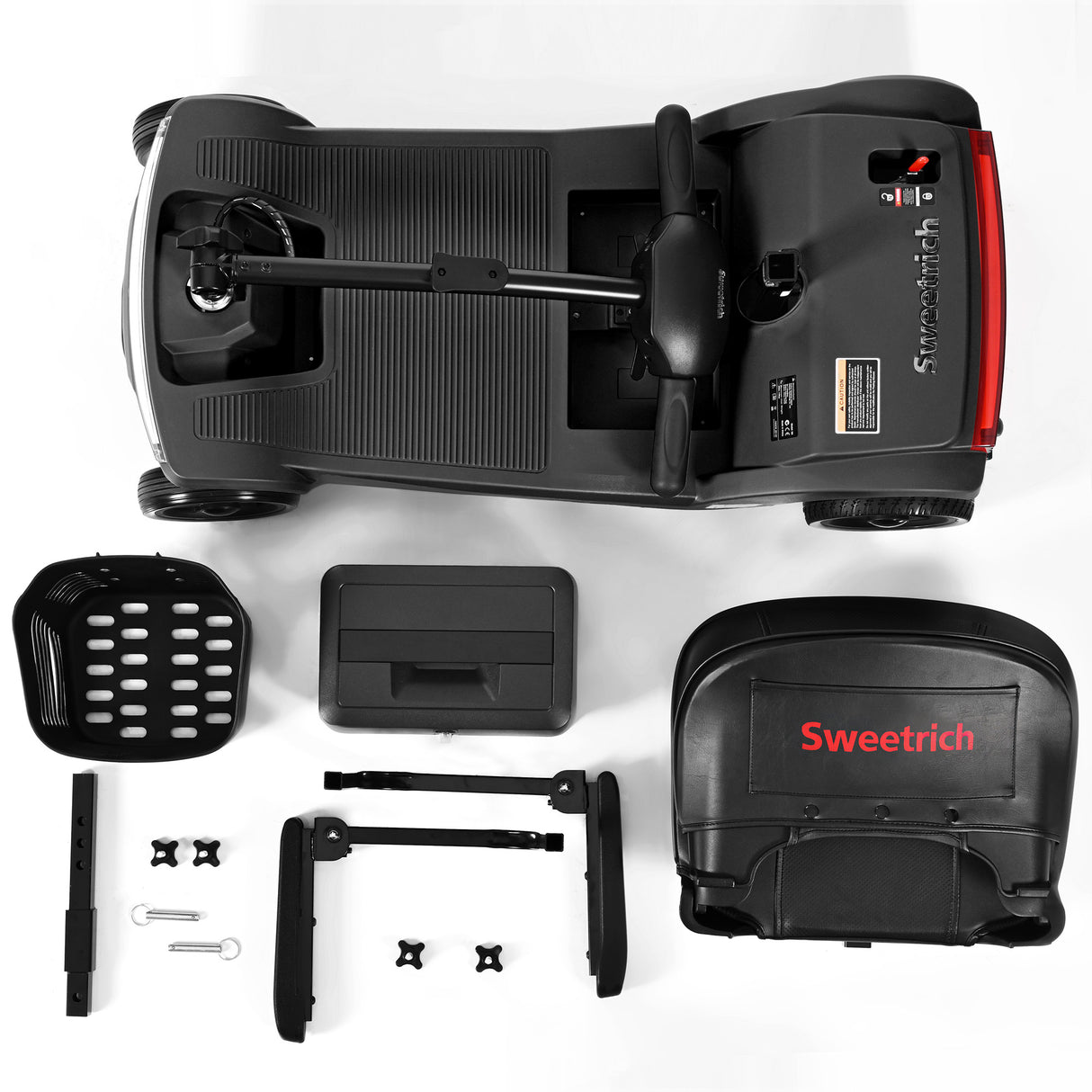 SWEETRICH S2 7.5" Elektromobil Scooter 250W Motor 24V 12Ah Batterie