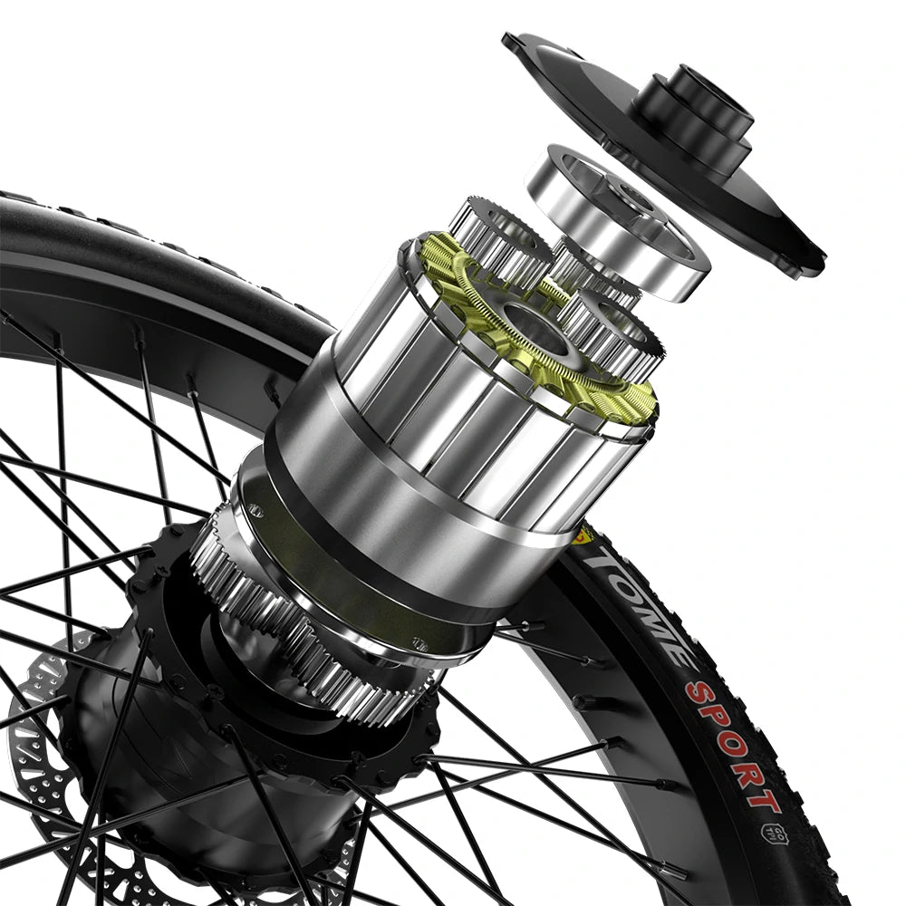 SHENGMILO S600 26" Elektro-Mountainbike 2000W Doppelmotor 48V 17.5Ah Batterie