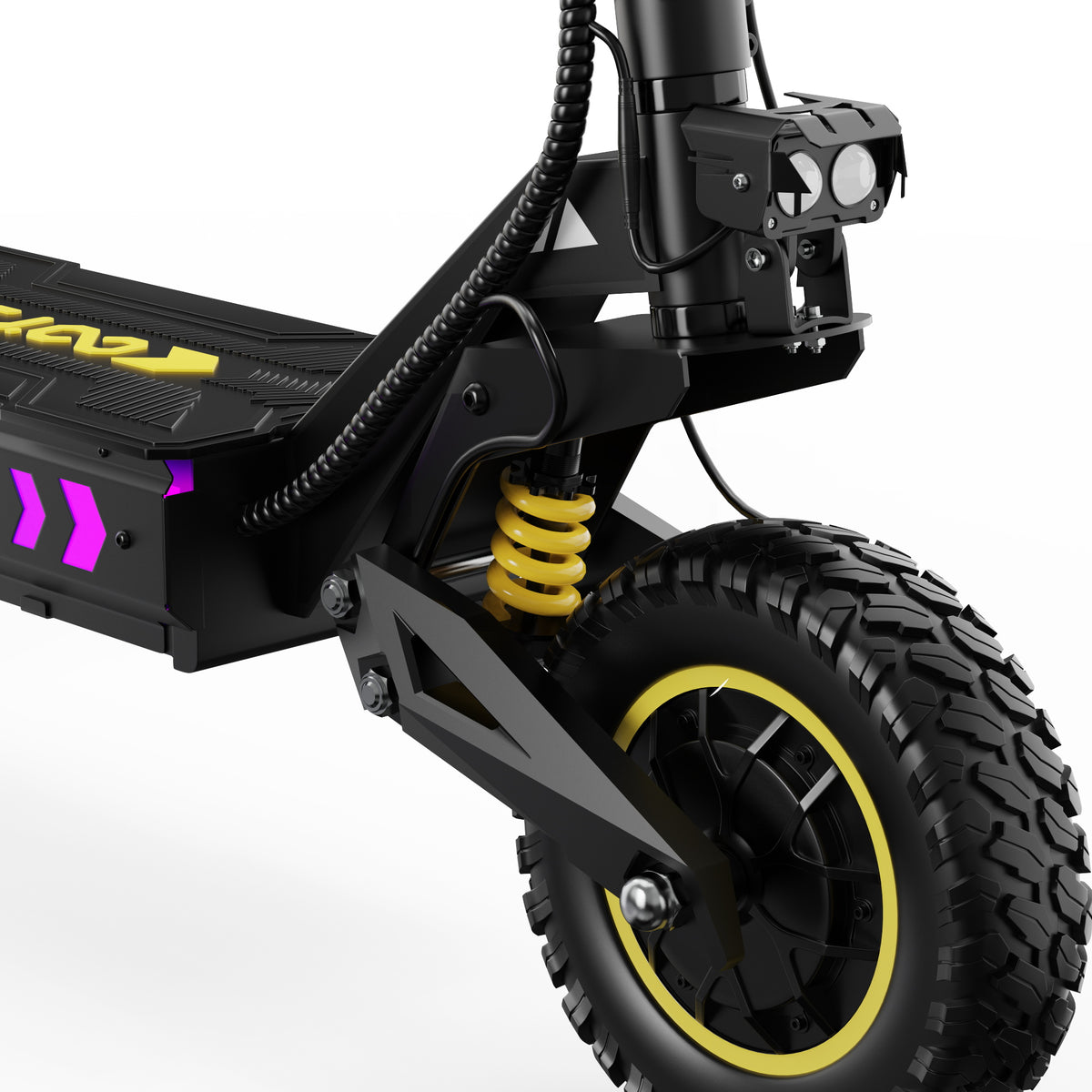 OOTD T10 Pro 11“ Offroad Elektroroller 2600W Motor 52V 23.4Ah Batterie