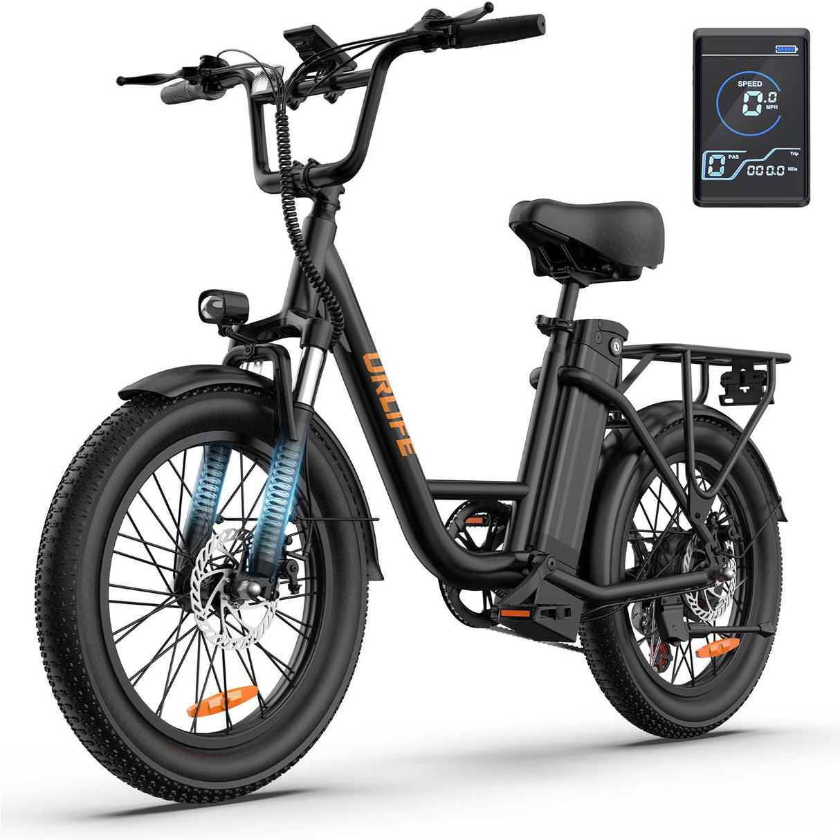 URLIFE E20 20 Zoll E-Bike mit tiefem Einstieg 250W Motor 48V 13Ah Batterie (EU edition)