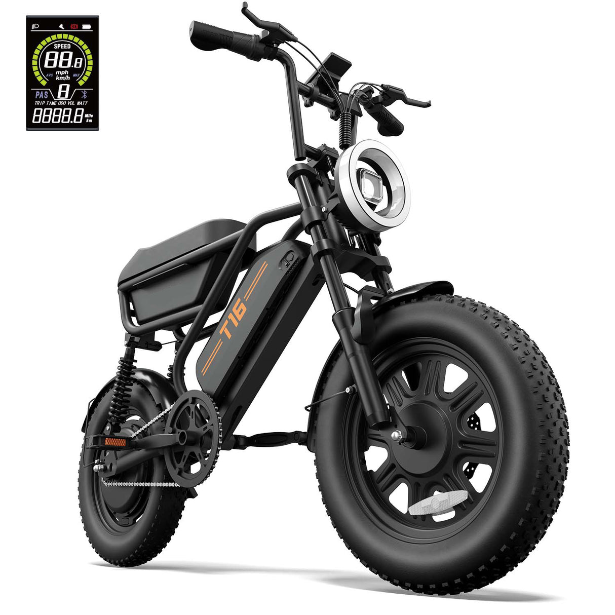 URLIFE T16 16" Offroad-Elektrofahrrad 250W Motor 48V 13Ah Batterie