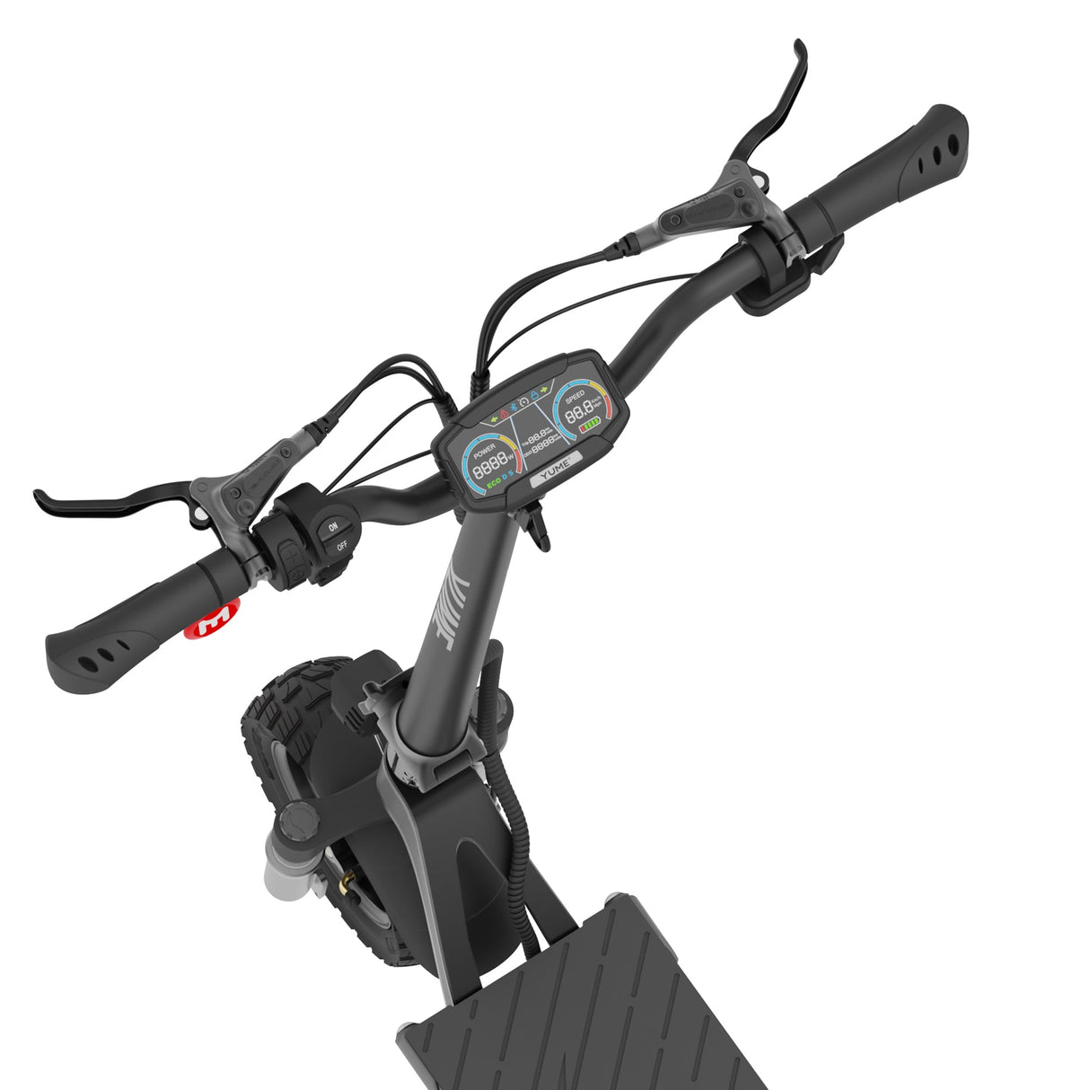 YUME Swift 10" Pendler-Elektro-Roller 1200W Motor 48V 22.5Ah Batterie